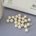 Classic Pearl Jewelry 925 Sterling Silver Needle 8MM/10MM/12MM Pearl Stud Earrings