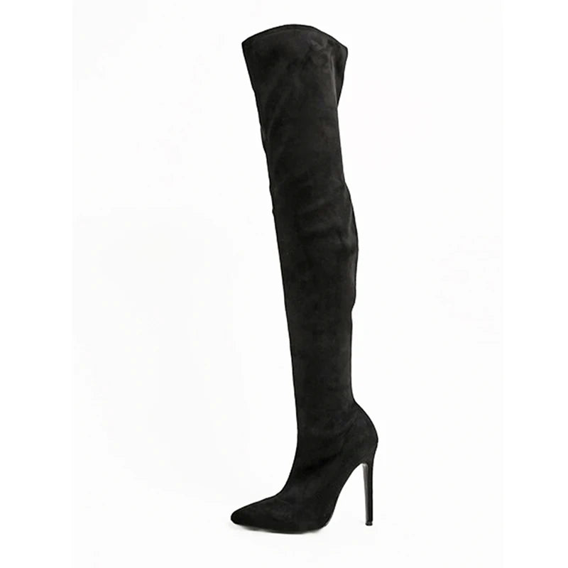 Women Pointed Toe Stiletto High Heel Long Boots 2020 Over the Knee Boot