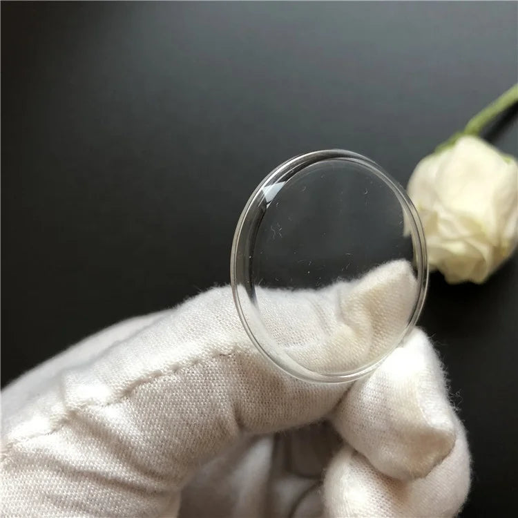 Pot Shape Glass 34mm Dia Top Hat AR Dome Watch Glass Crystal Mineral Glass Parts for Selko Glasses