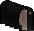 New Suit Garment Bag Wholesale Travel Storage Duffle Bags Black Non Woven Fabric Clothes Cover