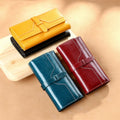 2025 New Collection Hot Luxury Red Orange Party Hand Made Rfid Blocker Genuine Leather China Woman Long Wallets