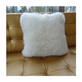 Sample Support Throw Pillow Cover Australian Sheepskin Fur Cushion Cover Lamb Fur Throw Pillows for Bedroom Living Room