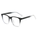 Good Quality STOCK Customized Logo TR90 Square Print Anti Blue Light Computer Eye Glasses Lightweight Full-Rim Daily Wear