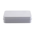 109*80*25mm White Tinplate Tin Box Eco-Friendly Metal Case for Food Gift Card Storage