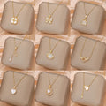 Jachon Stainless Steel 18K Necklace Gold Butterfly Pendant Women Jewelry Manufacturer Wholesale Fine Jewelry Necklaces