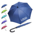 Semi-Automatic Black Coated Triple Folding Umbrella with Multi-Color Straight Handle Logo Sunshade Fiber Frame Sun Protection MegaBDM