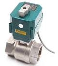 12v DN15 DN32 DN50 SS304 Female BSP NPT CTF-001 With Manual Override 10nm Motorized Ball Valve