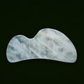 DIY Natural Clear Crystal GuaSha Board Transparent Quartz Guasha Scraper Clear Quartz Gua Sha Tool
