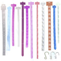 Hot-selling Display Clips Strips 12 Hook Retail Hanging Display Plastic Pp Merchandising Clips Strips