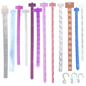 Hot-selling Display Clips Strips 12 Hook Retail Hanging Display Plastic Pp Merchandising Clips Strips