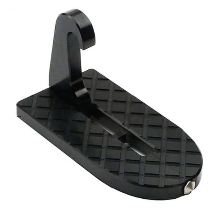 Foldable Carbon Fiber Tundra Scuff Plate Sill Cover Panel Folding Lamp Climbing Car Door Roof Hook Step Pedal