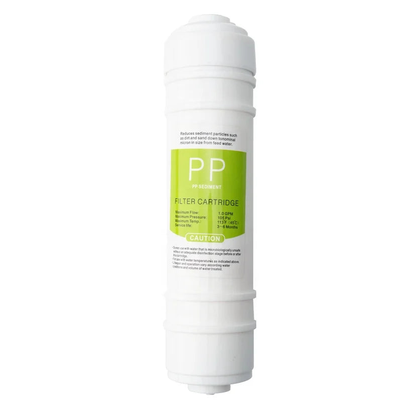 Quick Fitting PP Sediment Inline Filter Cartridges for Ro Water Filter System