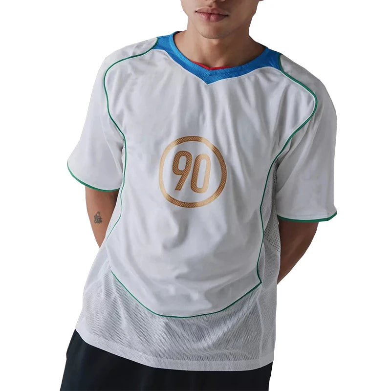 Custom logo Men Jersey T-shirt Dry Fit Mesh Sport T-shirt Customized t Shirt Suppliers
