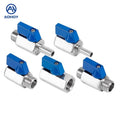 Aohoy Stainless Steel 304 Handle Male Female Threaded Mini Ball Valve for Water Steam