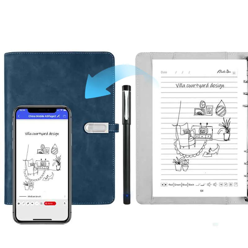 MultiFunction Drawing Writing Notebook Speech to Document Design  Drawing Intelligent Generation Rendering Spiral Notebook