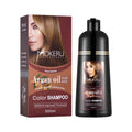 Argan Oil Noni Plant Extract Speedy Natural Hair Brown Color Dye Coloring Shampoo Hair Product to Wash and Protect Your Hair