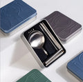 Detachable Gold Matte Cutlery Pocket-Sized Travel Portable Foldable Detachable Cutlery Set with Case