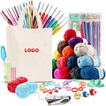 Wholesale 73pieces Crochet Tool DIY Hand Knitting Needle Storage Bag TPR Crochet Hook Set Knit Kit