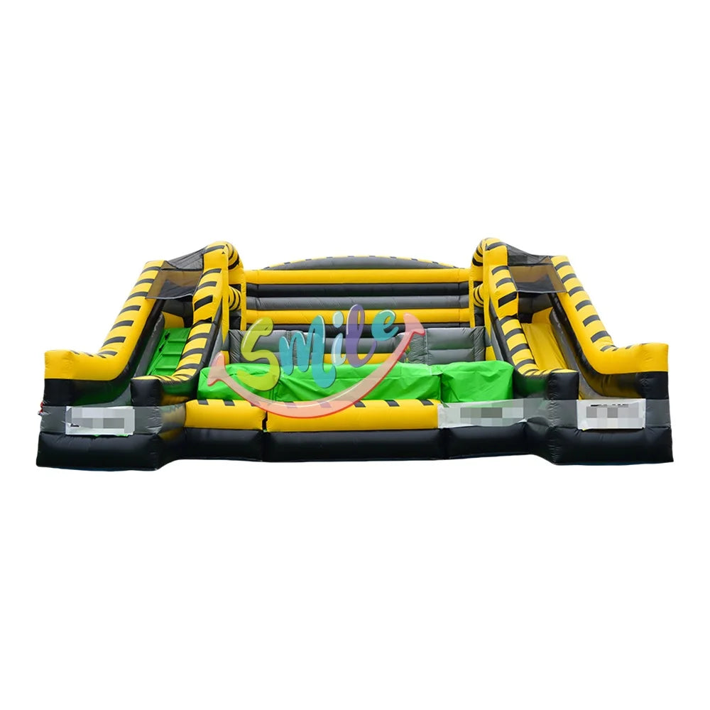 Factory Price Giant Inflatable Toxic Twister Bounce House Obstacle Course Interactive Games EN14960 Certified Outdoor Use Max