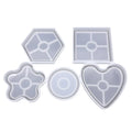 Eco-Friendly Handmade Hexagon Square Round Flower Heart Shape Silicone Mold Concrete Cement