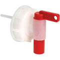 DIN 51mm Plastic Dispensing Tap with Lid / Faucet / Spigot Fits 5 /10 Ltr Container/Drum/Jerrican