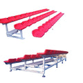 Retractable HDPE Gym Bleachers Stadium Seat