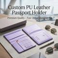 High Quality Customized PU- Material Fashion Portable Cartoon Passport Books UV Printing Newly Designed Promotional Custom Logo