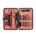 15 in 1 Luxury Business Manicure Gifts Manicure Set Carbon Steel Nail Clippers Pedicure Kit  for Men