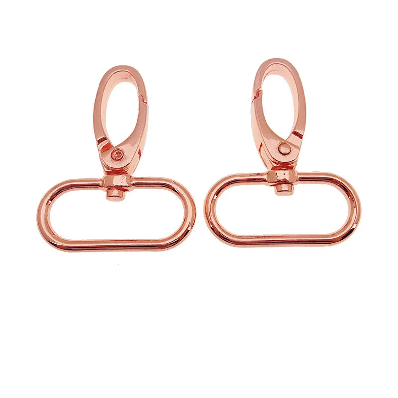 Wholesale Rose Gold Swivel Spring Buckle Metal Swivel Snap Clips Hook for Handbag Purse
