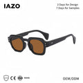 Custom Logo Rice Nail Sunglasses Polygonal Irregular 2025 New Sunglasses Fashion Sunglasses for Women