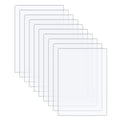 Modern 8.5x11 Inch Vertical T-Shape Acrylic Menu Stand Countertop Display Rack and Sign Holder