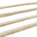 100% Natural Macrame Cotton Rope 2mm 3mm 4mm DIY Handmade Wall Decorative Cord for Shoes Bags Garments Coated Finishing