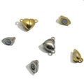 Wholesale 100pcs Heart Strong Round Ball Clasps  Bracelet Chain Buckles for Jewelry Making