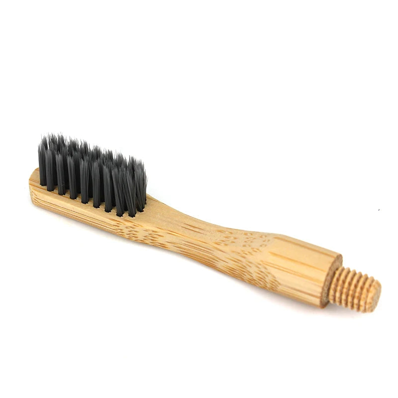 Oem Odm Bamboo Toothbrush Removable Head With Bamboo Case