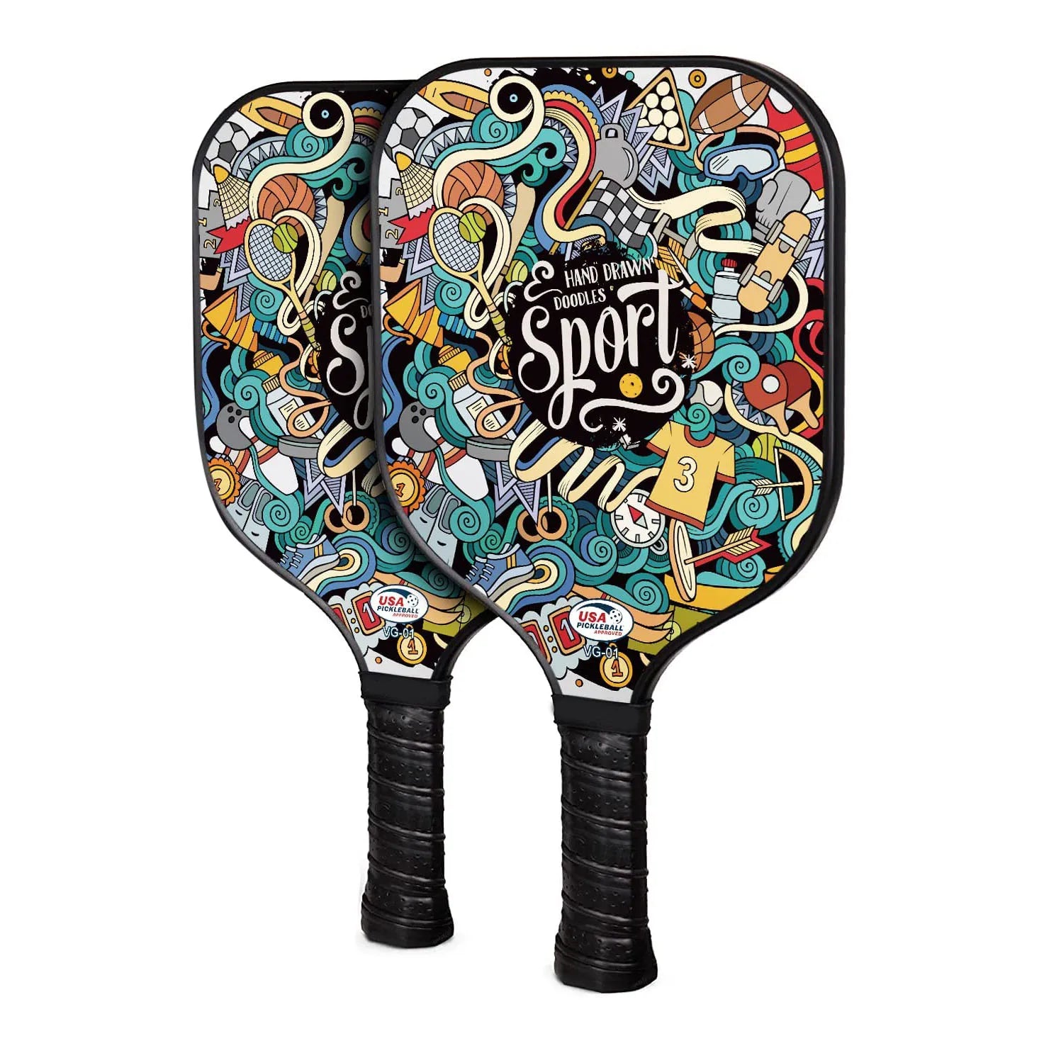 Top Sale USAPA Approved 16mm Carbon Fiber Pickleball Paddle Pickle Ball Paddles