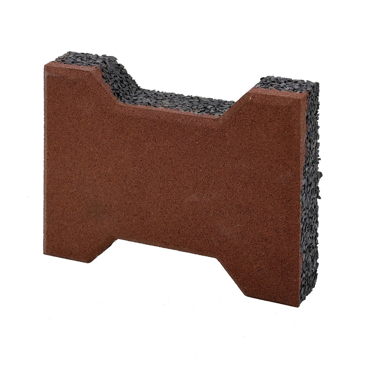 Interlocking Dog Bone Rubber Pavers Floor for Equine 200mmx160mm Size Multiple Thickness Options Shore 65 Hardness Customizable