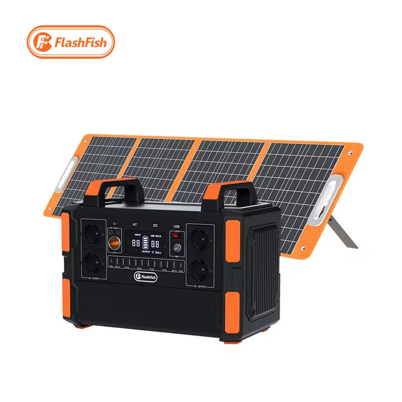 European Stock 1000W MPPT Solar Generator LiFePO4 Power Station with UPS Battery for Portable Car Freezer