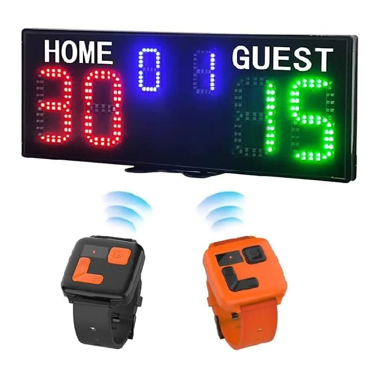 YZ Professional Tennis Score Keeper Equipment Portable Digital Scoreboard Electronic Basketball Score Board with Wrist Control