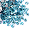 Oleeya Crystal AB Colorful Non Hotfix Rhinestone Flatback Glass Stone Nail Rhinestones Diamond for DIY Decorations SS3-SS50