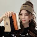 Women's Fashion Sports Knitted Headband Non-Slip Elastic Hairband Hair Accessories for Autumn and Winter Sports