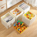SHIMOYAMA Plastic Duplo Bricks Storage Organizer Design Household Kids Storage Toys Box Organizer Bins With Lids