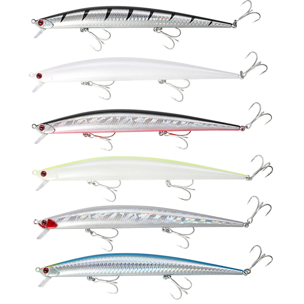 Jigging Pro Minnow Fishing Lures Sinking Hard Bait 175mm 29g Wobbler Hard Plastic Stickbait Saltwater Hard Lure Fishing