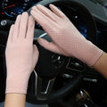 Summer Women Sunscreen Lace Gloves Outdoor Touch Screen Cycling Driving Knitted Gloves UV Protection Gloves