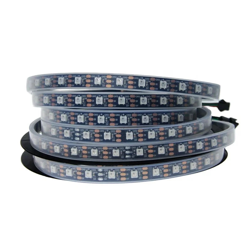 Custom 24v DC Smart Led Strip Ws2812b 2811 2818 2815 DMX512 Digital Led Strip 5v 12v 24v Dc