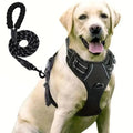 Adjustable Training Tactical Set Heavy Duty Dog Canine Harness With Handle Mesh No Pull Service Chest Dog Vest for Hunting Walk