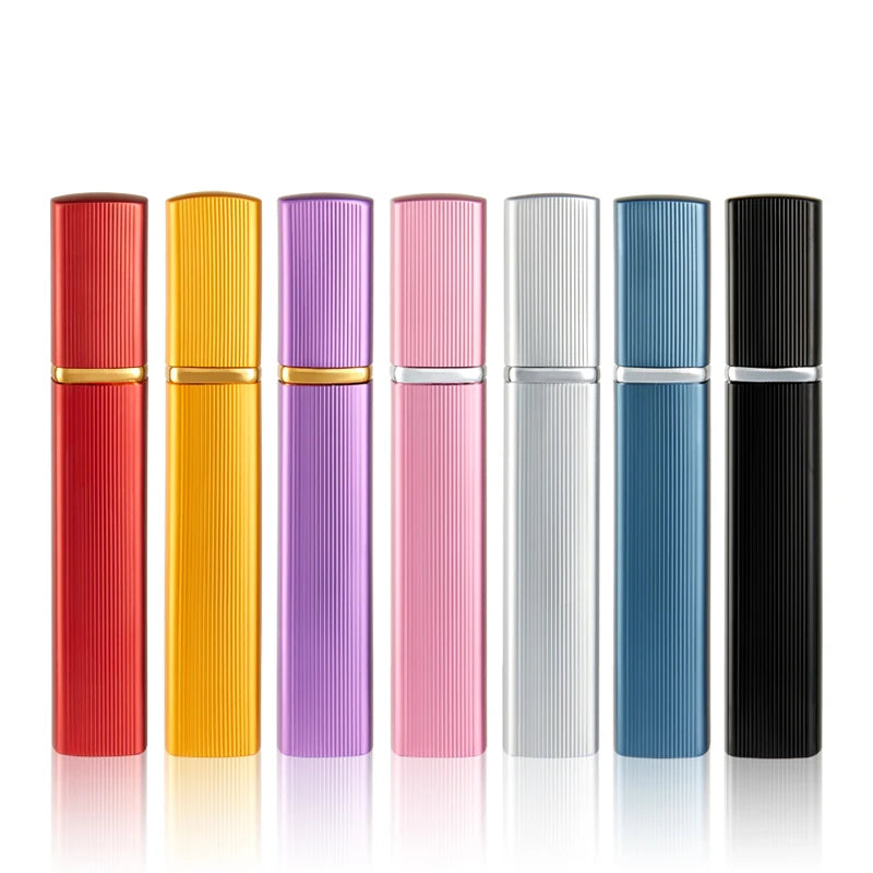 Hot Selling Personalise Elegant Square 12ml Aluminium Portable Perfume Atomizer