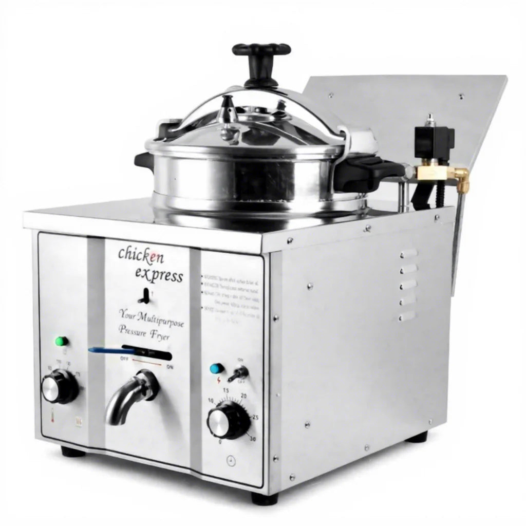 16L Commercial Table Top Electric Pressure Deep Fryer for Food Chips Potato Chicken