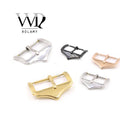 Wholesale 316L Stainless Steel Sport Watch Buckle 14-22mm Replacement Tongue Pin in Silver Black Rose Gold and 2mm Thickness