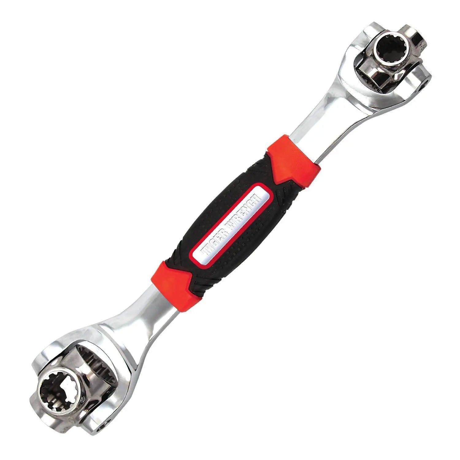 Universal Ratchet Wrench 8 in 1 Car Repair Dogbone Rubber Handle Multihead Spanner 52 in 1 Socket Wrench