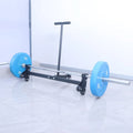 900lb Deadlift Jack Barbell Stand with Wheels | Easy Weight Plate Replacement for Efficient Weightlifting Training